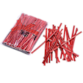 Miniatyrbillede 4 af 5: 760 stk. Bagepose Twist Ties Pakkesnor Dessert Opbevaringspose Emballagestrop Red