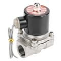 12V G3/4\" Rostfritt Stål 304 Normalt Stängd Elektrisk Magnetventil 2 Positioner 2 Vägar