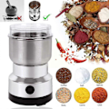 Miniatyrbillede 1 af 5: Elektrisk kaffekværn 150w 220v Køkken Korn Bønner Kværning Kaffe Hjem Nødder Multifunktionel Bønne Krydderier Maskine Kværn F0e0 Tingquan Shop UK