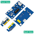 Miniatyrbild 2 av 5: 2 i 1 PCI Express PCI-E 1X till 1X/4x/8x/16x Riser-kort med automatisk missfärgnings-LED-lampa
