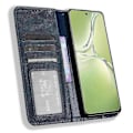 Miniatyrbillede 2 af 5: Til Oppo K12x 5G/ OnePlus Nord CE 4 Lite 5G Stand Case Magnetisk Lukning Læder Telefon Cover Blue