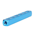 Miniatyrbild 5 av 5: Pneumatisk Grenrörsblock Splitter Aluminium Grenrör Luftfördelningsblock för Automationsutrustning AL-6