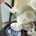 Miniatyrbilde 3 av 5: Håndholdt Elektrisk USB-Lading Eggvisp Melkeskummer Mikser Blender Kjøkkenredskap