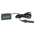 Miniatyrbillede 2 af 5: Temperatur Fugtighedsmåler Sort Mini Indendørs LCD Termometer Hygrometer med Probe