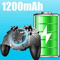 Miniatyrbillede 2 af 5: MEMO AK77 Spil Trigger Telefonkøler Blæser Spilcontroller Pubg Controller med Blæser Pubg Mobil Trigger Joystick (1200MAh)