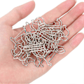 Miniatyrbillede 5 af 5: 20 STK Mini Jern Papirclips Sølv Hundeform Bogmærke Fil Notesbog Klips Kontorartikler