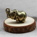 Miniatyrbillede 2 af 5: Attraktivt udseende Næsehornsfigur Rustfri Kobber Levende Graveret Næsehornsstatue til Hjemmet
