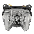 Miniatyrbillede 1 af 5: Motorcykel LED Baglygte Samling Røgfarvet Glas Høj Lysstyrke Passer til Yamaha MT-09/FZ-09 2017-2020
