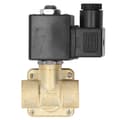 Magnetventil G3/8in Normalt Stängd 2 Positioner 2 Vägs Pilot Högtrycks Mässingsmagnetventil AC220V