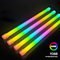 Miniatyrbild 4 av 5: Y360 ARGB Chassisljusramp 360° Panoramisk Ljusstark 26 Lamppärlor Dator Dekorativ Silikon LED RGB Ljusramp