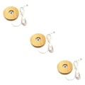 Miniatyrbillede 2 af 4: 1/2/3 Træ Rund LED Lys Base Display Stand Lampe Til Krystalkugler White Light 100mm 3PCS