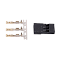 Miniatyrbilde 3 av 5: 100 stk. 11.010 Hann JR Plugg DIY JR Pin Kit Gullbelegg JR Kontakt for Elektronisk Utstyr