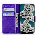 Miniatyrbild 4 av 5: Fodral för Nokia X10/ X20 Fjäril Skydd Premium Läder Magnetisk - Rosa Purple