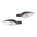 Miniatyrbillede 2 af 5: 12V Blinklysindikator Gult Lys Udskiftning til Ducati Monster 695 696 796 797 821 1100 S EVO 1200 Transparent Linse