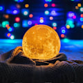 Miniatyrbillede 3 af 5: 4 STK Kugle Lys Resin Form LED Resin Silikone Form med Træ Lysende Base Rund Krystal Lampe Kunst Silikone Form