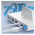 Pikkukuva 1 / 5: Ally//Switch/OLED-telakka 6-in-1 universaali telakointiasema 4K 2.5G RJ45 100W PD RGB-valokeskittimellä (B)