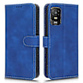 Miniatyrbillede 1 af 5: Til Tcl 403 Mobiltelefon Etui Stativ Tegnebog Stødsikker Tpu+pu Læder Telefon Cover Blue