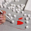 Miniatyrbild 5 av 5: 100 st Nagelkonst Svamp Mjuka Svampar Gradient Nagelkonst Stämplar Verktyg Färgtoning Manikyr DIY Nagel Svamp Griparverktyg