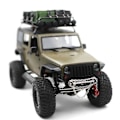 Pikkukuva 5 / 5: RC-auton päivitys Säädettävä etu- ja takapuskurisarja 1/10 SCX10 TRX4 LCG RC-auton päivitysosille Punainen
