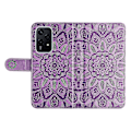 Pikkukuva 5 / 5: For Honor 200 Lite -kotelo, painettu auringonkukka magneettinen puhelinjalustakansi - Punainen Purple