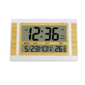 Miniatyrbild 1 av 5: Digital Väggklocka LCD Nummer Tid Temperatur Kalender Alarm White