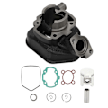 Miniatyrbild 1 av 5: 50cc Motor Kolv Cylinder Kit 40mm Diameter Packningsring Set Ersättning för Peugeot Speedfight 3/4 2-Takt