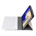Pikkukuva 1 / 5: A510 Bluetooth-näppäimistö PU-kotelo Galaxy Tab A 10.1 (2019) T510 -tabletille, kulta Gold