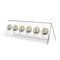 Miniatyrbild 1 av 4: 6-facks Klar Akryl Minnesmynt Display Rack Hållare Ställ för Samlare