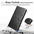 Miniatyrbillede 4 af 5: Til Oppo K12x 5G/ OnePlus Nord CE 4 Lite 5G Telefoncovers Stødsikkert Læder Flip Cover Gold