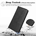 Miniatyrbillede 5 af 5: Til Oppo K12x 5G/ OnePlus Nord CE 4 Lite 5G Stand Case Magnetisk Lukning Læder Telefon Cover Red
