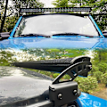 Miniatyrbilde 4 av 5: Bil Tak Led Lys Bar Brakett for 2019-2022 JB64 JB74W 52 Tommer Offroad Eksteriørtilbehør