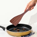 Miniatyrbild 4 av 5: 2 st Träspatlar Fyrkantig Diagonal Spatelset för Matlagning Omrörning Wokspatel Kökstång Vinklad Platt Spatel Äggvändare Hårdträ Köksredskap
