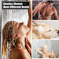 Miniatyrbillede 2 af 4: Tizzy Brusehoved, Newday Håndbrusehoved Brusehoved Højtryks Eco Shower Spa Brusehoved I Badeværelse, Massage Spray Håndbruser 3 Modes Vand S