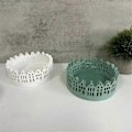 Miniatyrbilde 2 av 5: Ny Hul Hus Lysestake Silikonform Hus Lysdekorasjon Form DIY Betong Resin Lagemold