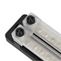 Miniatyrbillede 3 af 5: 2 stk. strømfordelingsblok sort rød 12?48V 150A dobbelt række 6 terminal busbar til biler autocampere både yachts lastbiler