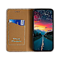 Miniatyrbillede 4 af 5: Grid Tekstur PU Etui til OnePlus 11 Brown