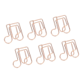 Miniatyrbillede 4 af 5: 100 stk. Papirclips Multifunktionelle Innovative Søde Form Rustfri Elektropletterede Metal Papirclips til Dokumentklassificering