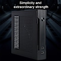 Miniatyrbillede 3 af 5: Computer Case med Holder, der understøtter THIN-ITX Motherboard USB 2.0 Wi-Fi COM Bærbar Mini HTPC Desktop Chassis PC Tilbehør