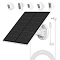 Miniatyrbilde 2 av 5: Solcellepanel for Ring-kamera Vanntett 5W solcellepanellader med 13-fots kabel for Ring Spotlight Cam/Plus/Pro-batteri for Stick Up Cam/Pro-batteri