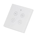 Miniatyrbild 4 av 5: Intelligent Wifi Fläkt Ljusbrytare Stöd RF Fjärrkontroll Röststyrning 100 Vit