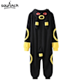 Miniatyrbild 4 av 4: Tecknade Pyjamas Unisex Party Jumpsuit Vinter Söta Hemmakläder Yellow M