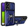 Miniatyrbilde 1 av 5: For Oppo A78 5G/A58 5G Skyvbart Kameradeksel med Støtte og Kortholder Sapphire