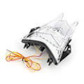 Miniatyrbillede 2 af 5: LED Baglygte Enhed Kørelys Blinklys Gennemsigtig Linse Passer til S1000R/S1000RR/HP4