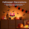 Miniatyrbillede 1 af 5: Ghost Campfire Flakkende Natlampe Flamme Halloween Natlys 3D LED Lille Falsk Bål Natlampe Indretning EU Stik