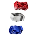 Miniatyrbilde 5 av 5: Metalldifferensialsperre Differensialsperre Spole for 1/8 RC Drag Car Oppgraderingsdeler Sølv