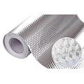 Pikkukuva 4 / 5: 1 Rulla Öljynkestävä Tarra Itseliimautuva Vedenpitävä Alumiinifolio DIY Seinätarra Kotiin