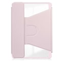 Pikkukuva 3 / 5: Samsung Galaxy Tab A9+ 360° kääntyvä läpinäkyvä älykäs nahkakotelo näppäimistöllä Pink
