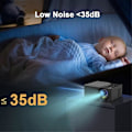 Pikkukuva 1 / 5: Projektori LED HD 1080P Langaton Matkapuhelin Mini Projektori Projektorijalustalla Kannettava Kotiteatteri Videosoitin-B