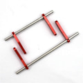Miniatyrbilde 3 av 5: RC Bil Oppgradering Justerbart Front- og Bakfanger Kit for 1/10 SCX10 TRX4 LCG RC Bil Oppgraderingsdeler Rød