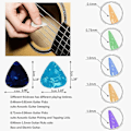 Miniatyrbilde 3 av 5: Gitarplekter & Bokser Resin Form Silikon Plekter Form for DIY Gitar Bass Plekter Tommel Fingerplekter, A